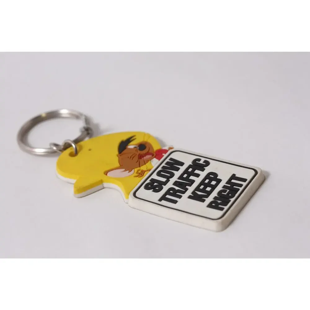 1996 Warner Bros Speedy Gonzales Keychain Slow Traffic Keep Right 260721-WH 177